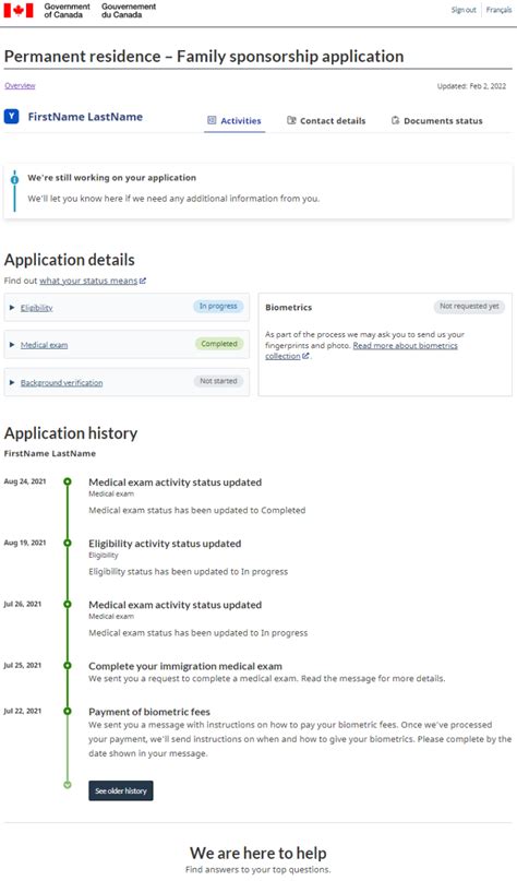 check permanent resident card status|Client Application Status .